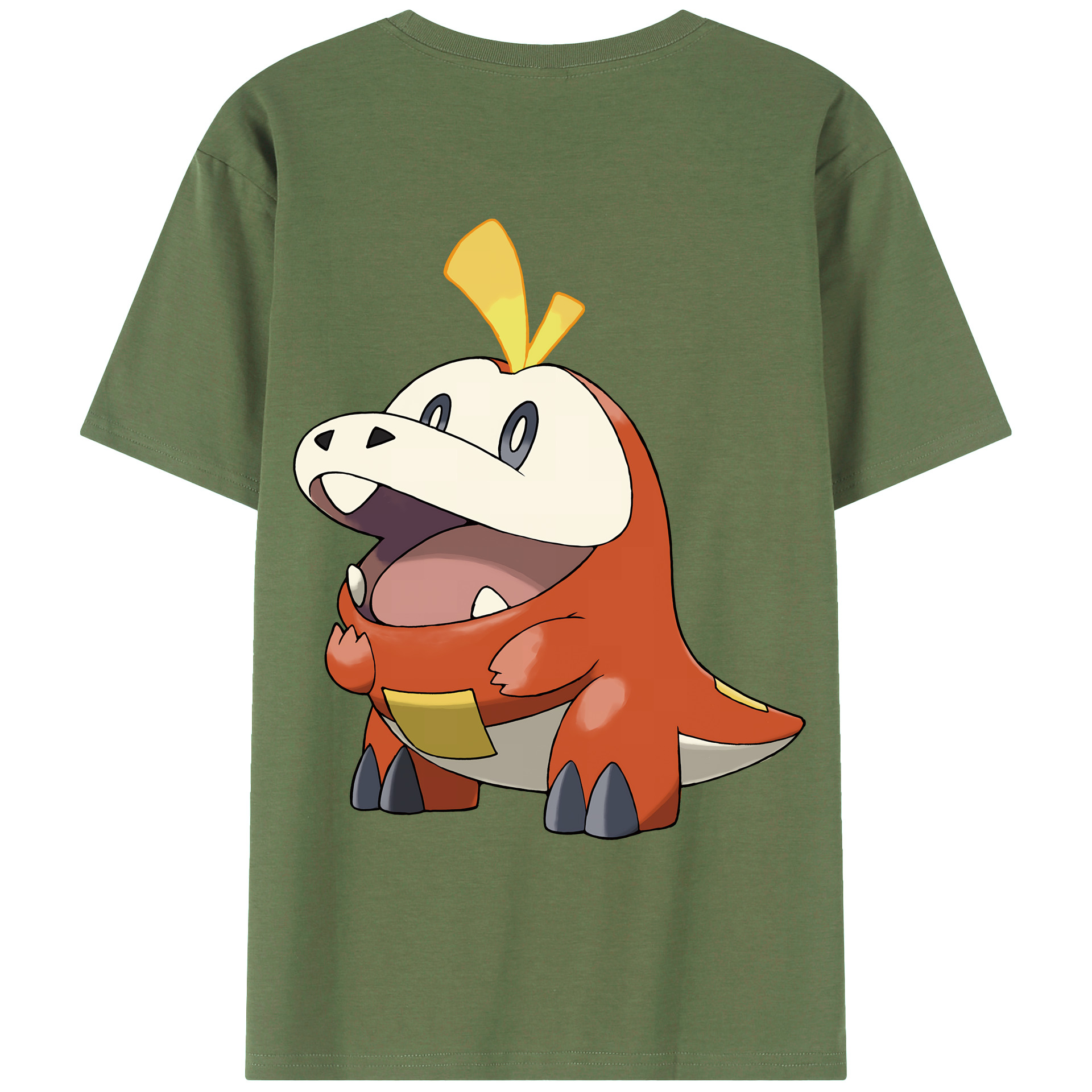 （画像用） ポケットモンスター Pokémon 綿100％ メンズ半袖Tシャツ（バックプリント） 通気性